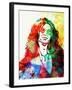 Legendary Howard Stern Watercolor I-Olivia Morgan-Framed Art Print