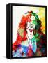 Legendary Howard Stern Watercolor I-Olivia Morgan-Framed Stretched Canvas