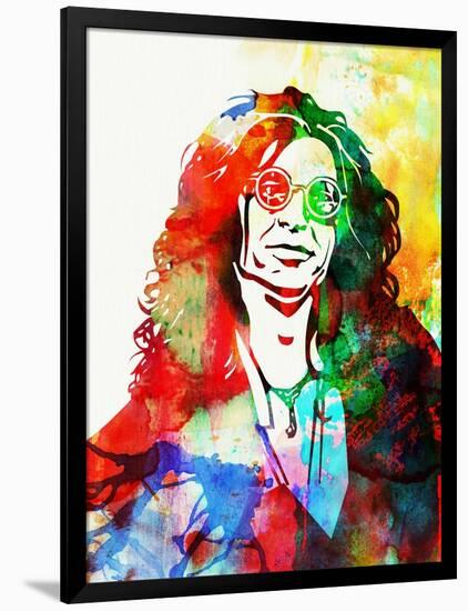 Legendary Howard Stern Watercolor I-Olivia Morgan-Framed Art Print