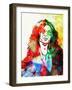 Legendary Howard Stern Watercolor I-Olivia Morgan-Framed Art Print