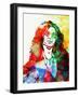 Legendary Howard Stern Watercolor I-Olivia Morgan-Framed Art Print