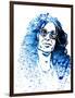 Legendary Howard Stern Watercolor-Olivia Morgan-Framed Art Print