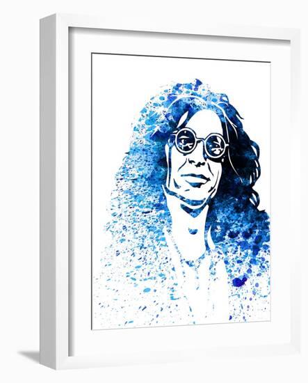 Legendary Howard Stern Watercolor-Olivia Morgan-Framed Art Print