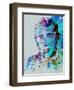 Legendary Humphrey Bogart Watercolor-Olivia Morgan-Framed Art Print