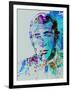 Legendary Humphrey Bogart Watercolor-Olivia Morgan-Framed Art Print