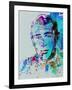 Legendary Humphrey Bogart Watercolor-Olivia Morgan-Framed Art Print