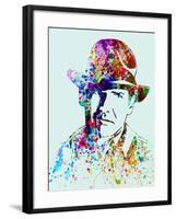 Legendary Indiana Jones Watercolor-Olivia Morgan-Framed Art Print