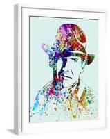 Legendary Indiana Jones Watercolor-Olivia Morgan-Framed Art Print