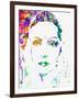 Legendary Ingrid Bergman Watercolor-Olivia Morgan-Framed Art Print