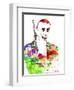 Legendary James Bond Watercolor-Olivia Morgan-Framed Art Print