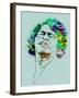 Legendary James Brown Watercolor-Olivia Morgan-Framed Art Print