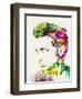 Legendary James Dean Watercolor-Olivia Morgan-Framed Art Print