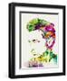 Legendary James Dean Watercolor-Olivia Morgan-Framed Art Print