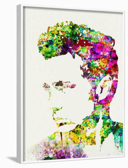 Legendary James Dean Watercolor-Olivia Morgan-Framed Art Print