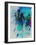 Legendary James Steward Watercolor-Olivia Morgan-Framed Art Print