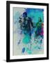 Legendary James Steward Watercolor-Olivia Morgan-Framed Art Print