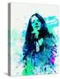 Legendary Janis Joplin Watercolor II-Olivia Morgan-Stretched Canvas