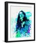 Legendary Janis Joplin Watercolor II-Olivia Morgan-Framed Art Print