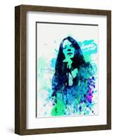 Legendary Janis Joplin Watercolor II-Olivia Morgan-Framed Art Print