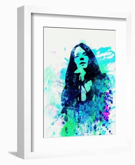 Legendary Janis Joplin Watercolor II-Olivia Morgan-Framed Art Print