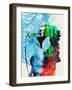 Legendary Janis Joplin Watercolor-Olivia Morgan-Framed Art Print