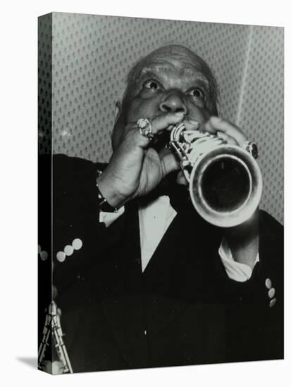 Legendary Jazz Clarinetist and Saxophonist Sidney Bechet at Colston Hall, Bristol, 1956-Denis Williams-Stretched Canvas