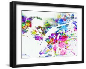 Legendary John Coltrane Watercolor-Olivia Morgan-Framed Art Print