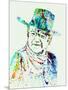 Legendary John Wayne Watercolor-Olivia Morgan-Mounted Art Print