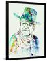 Legendary John Wayne Watercolor-Olivia Morgan-Framed Art Print