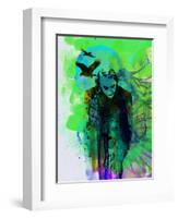 Legendary Joker Watercolor-Olivia Morgan-Framed Art Print