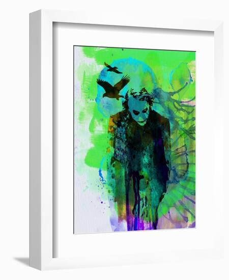 Legendary Joker Watercolor-Olivia Morgan-Framed Art Print