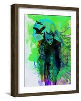 Legendary Joker Watercolor-Olivia Morgan-Framed Art Print