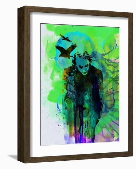 Legendary Joker Watercolor-Olivia Morgan-Framed Art Print