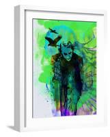 Legendary Joker Watercolor-Olivia Morgan-Framed Art Print