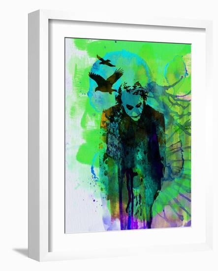 Legendary Joker Watercolor-Olivia Morgan-Framed Art Print