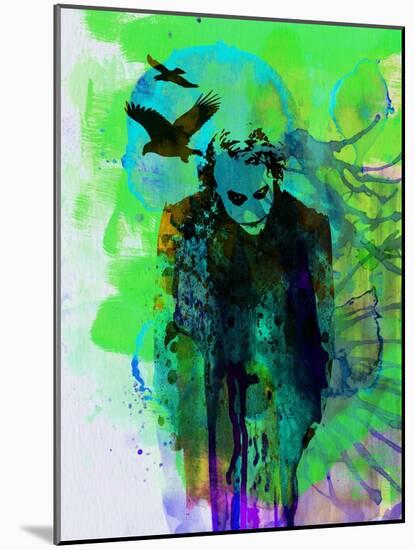 Legendary Joker Watercolor-Olivia Morgan-Mounted Art Print