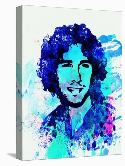 Legendary Josh Groban Watercolor-Olivia Morgan-Stretched Canvas