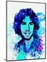 Legendary Josh Groban Watercolor-Olivia Morgan-Mounted Art Print