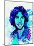 Legendary Josh Groban Watercolor-Olivia Morgan-Mounted Art Print