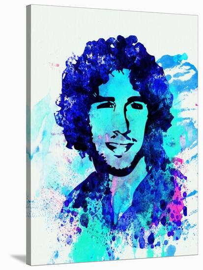 Legendary Josh Groban Watercolor-Olivia Morgan-Stretched Canvas