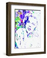 Legendary Judy Garland Watercolor I-Olivia Morgan-Framed Art Print