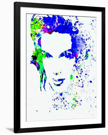 Legendary Judy Garland Watercolor II-Olivia Morgan-Framed Art Print