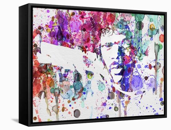 Legendary Jules Watercolor-Olivia Morgan-Framed Stretched Canvas