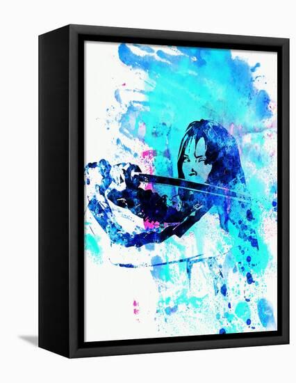 Legendary Kill Bill Watercolor-Olivia Morgan-Framed Stretched Canvas