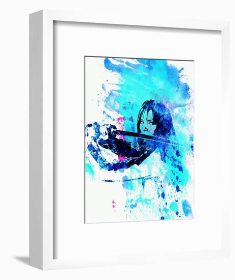 Legendary Kill Bill Watercolor-Olivia Morgan-Framed Art Print