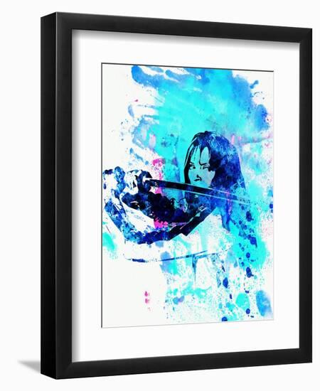 Legendary Kill Bill Watercolor-Olivia Morgan-Framed Art Print