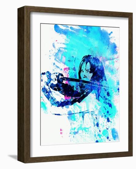 Legendary Kill Bill Watercolor-Olivia Morgan-Framed Art Print