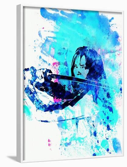 Legendary Kill Bill Watercolor-Olivia Morgan-Framed Art Print