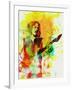 Legendary Kirk Hammett Watercolor-Olivia Morgan-Framed Art Print