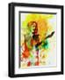 Legendary Kirk Hammett Watercolor-Olivia Morgan-Framed Art Print